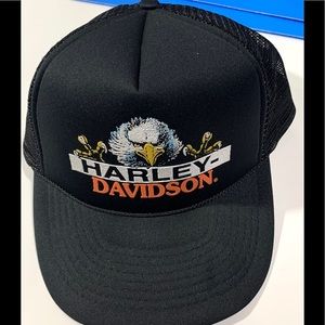VTG Harley Davidson Mesh Eagle Snapback Hat